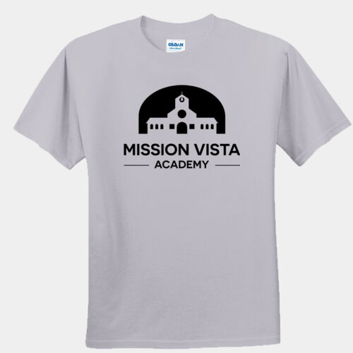 MVA Youth Grey T-Shirt Black Logo Thumbnail