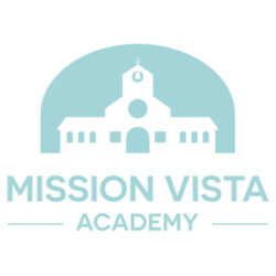 MVA Ladies White T-shirt Light Blue Logo Design