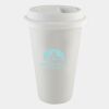 10 Ounce Eco-Tumbler w/ White Silicone Lid Thumbnail